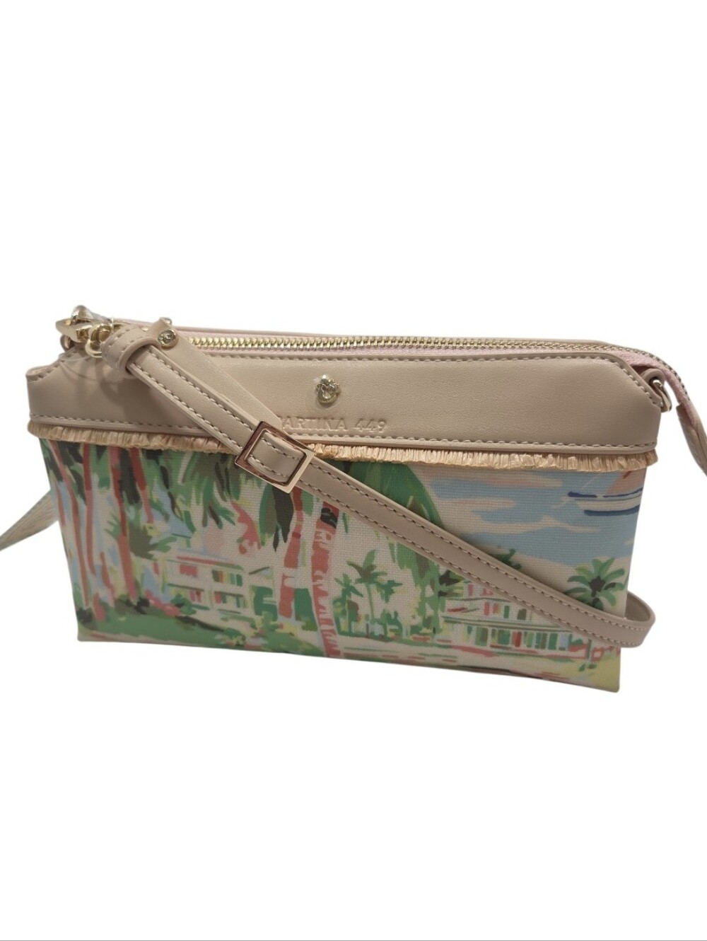 Spartina 449 Emma Crossbody Clutch Coastal Dreams NWT